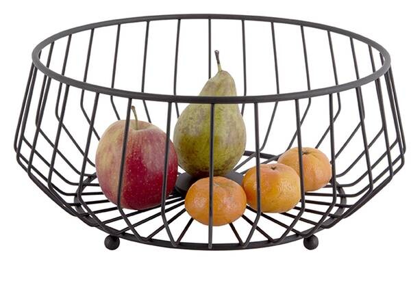 Корзина с фруктами linea kink Present Time, черный 
Корзина с фруктами linea kink Present Time, черный