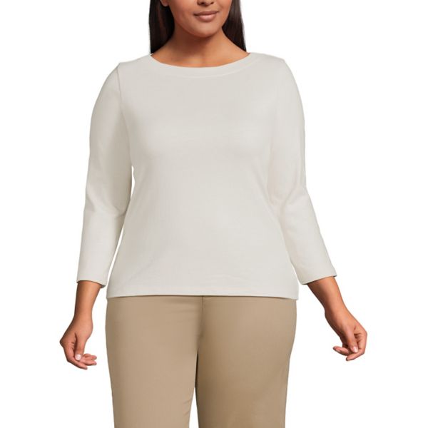 Морская водолазка с лодочкой для полных Lands' End, цвет oyster
Морская водолазка с лодочкой для полных Lands' End, цвет oyster