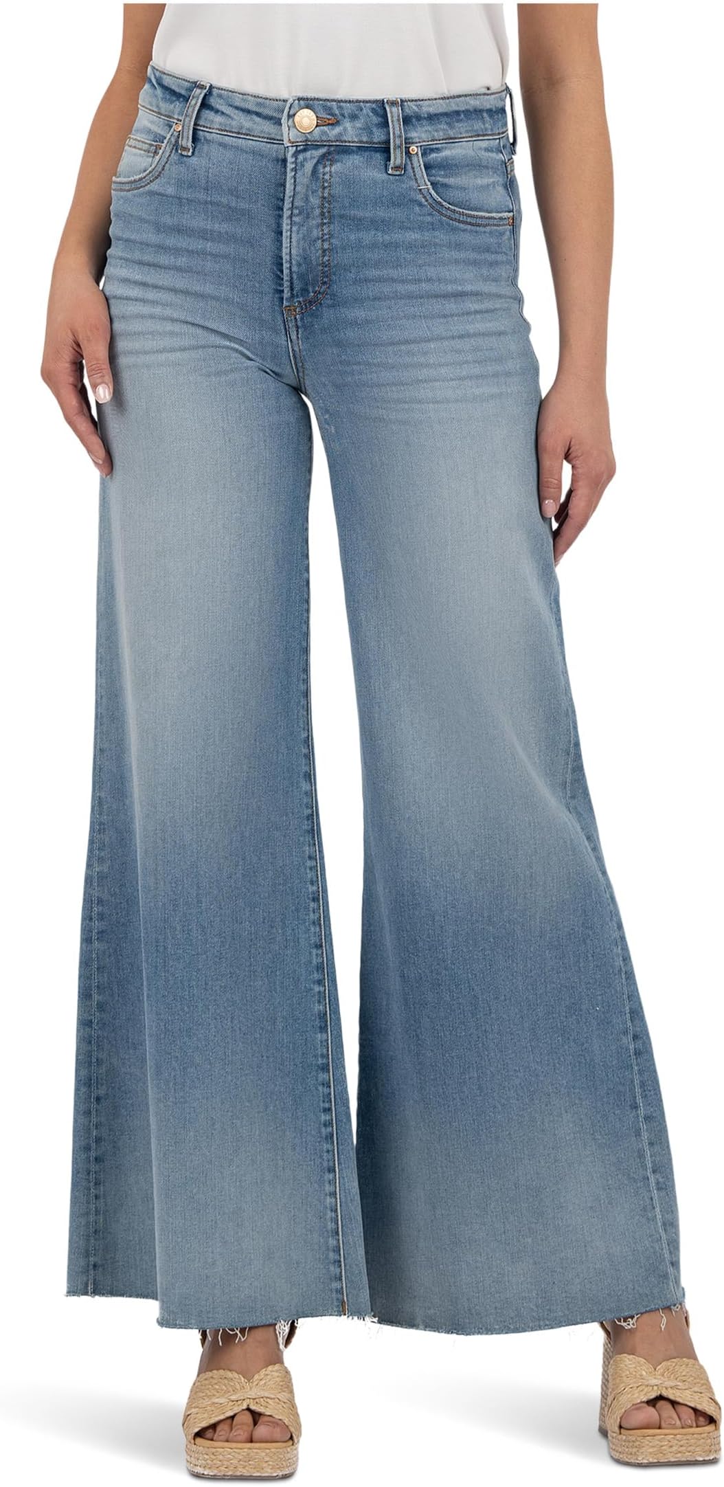 Джинсы KUT from the Kloth RYAN HIGH RISE FAB AB SUPER WIDE LEG RAW HEM, Generosity
Джинсы KUT from the Kloth RYAN HIGH RISE FAB AB SUPER WIDE LEG RAW HEM, Generosity