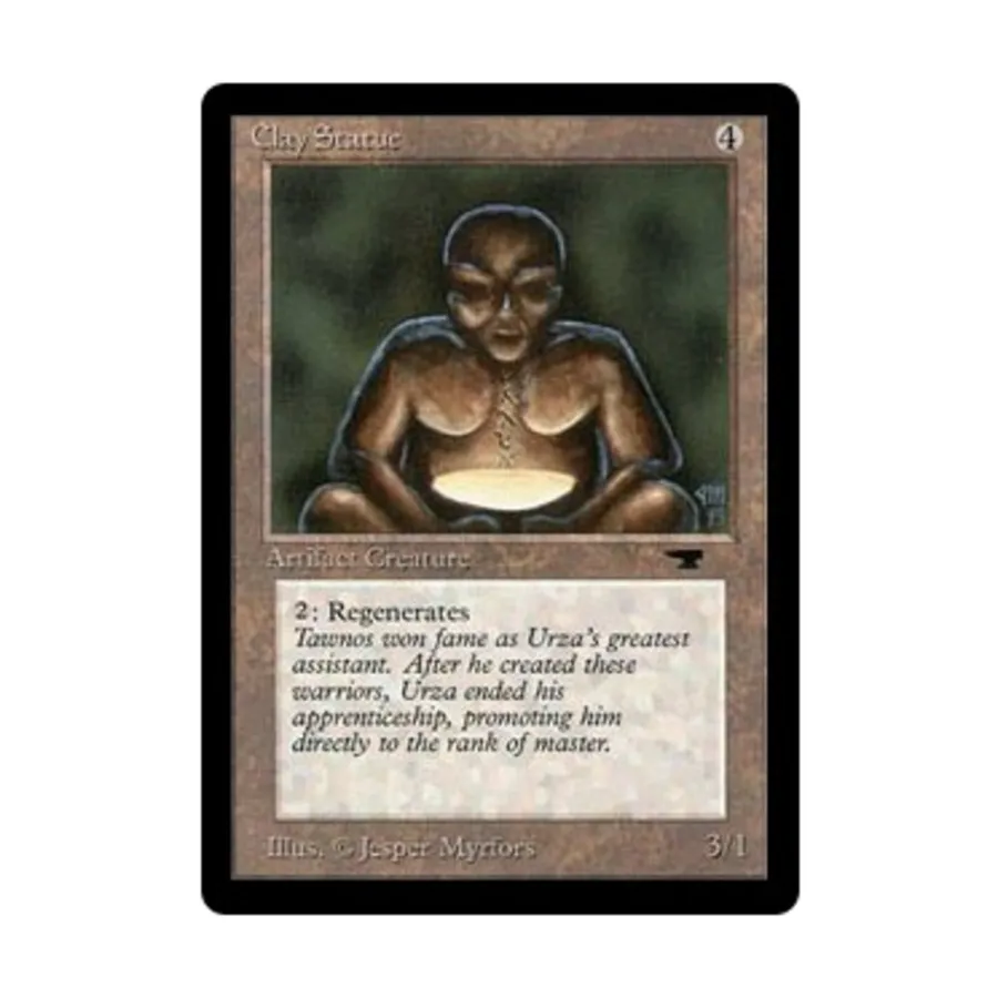 CCG Глиняная статуя (С), MTG - Antiquities
CCG Глиняная статуя (С), MTG - Antiquities
