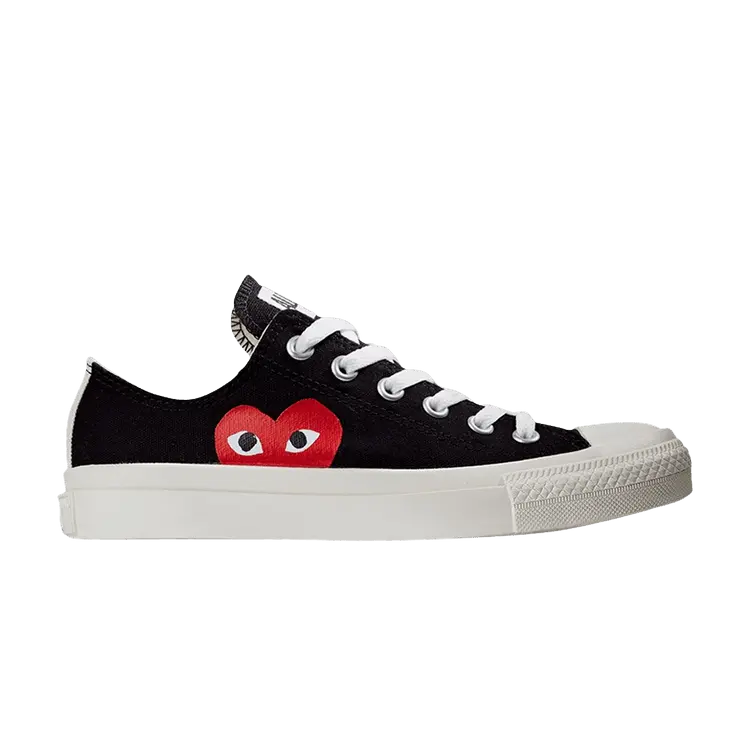 Кроссовки Converse Comme des Garçons PLAY x Chuck Taylor All Star Low 'Black', черный
Кроссовки Converse Comme des Garçons PLAY x Chuck Taylor All Star Low 'Black', черный