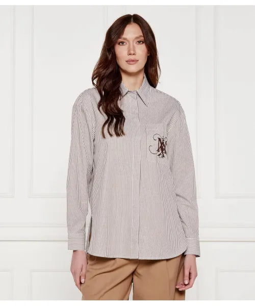 Рубашка Бабила Boyfriend fit Max&Co., белый 
Рубашка Бабила Boyfriend fit Max&Co., белый