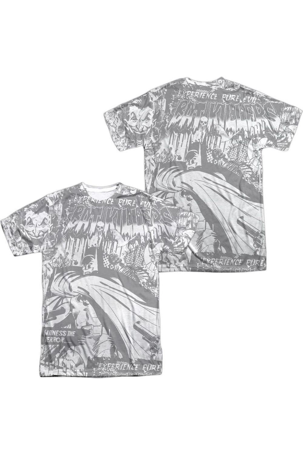 Футболка с коротким рукавом для взрослых Batman Bat Killers (принт спереди/сзади) из 100% полиэстера Gildan, белый
Футболка с коротким рукавом для взрослых Batman Bat Killers (принт спереди/сзади) из 100% полиэстера Gildan, белый