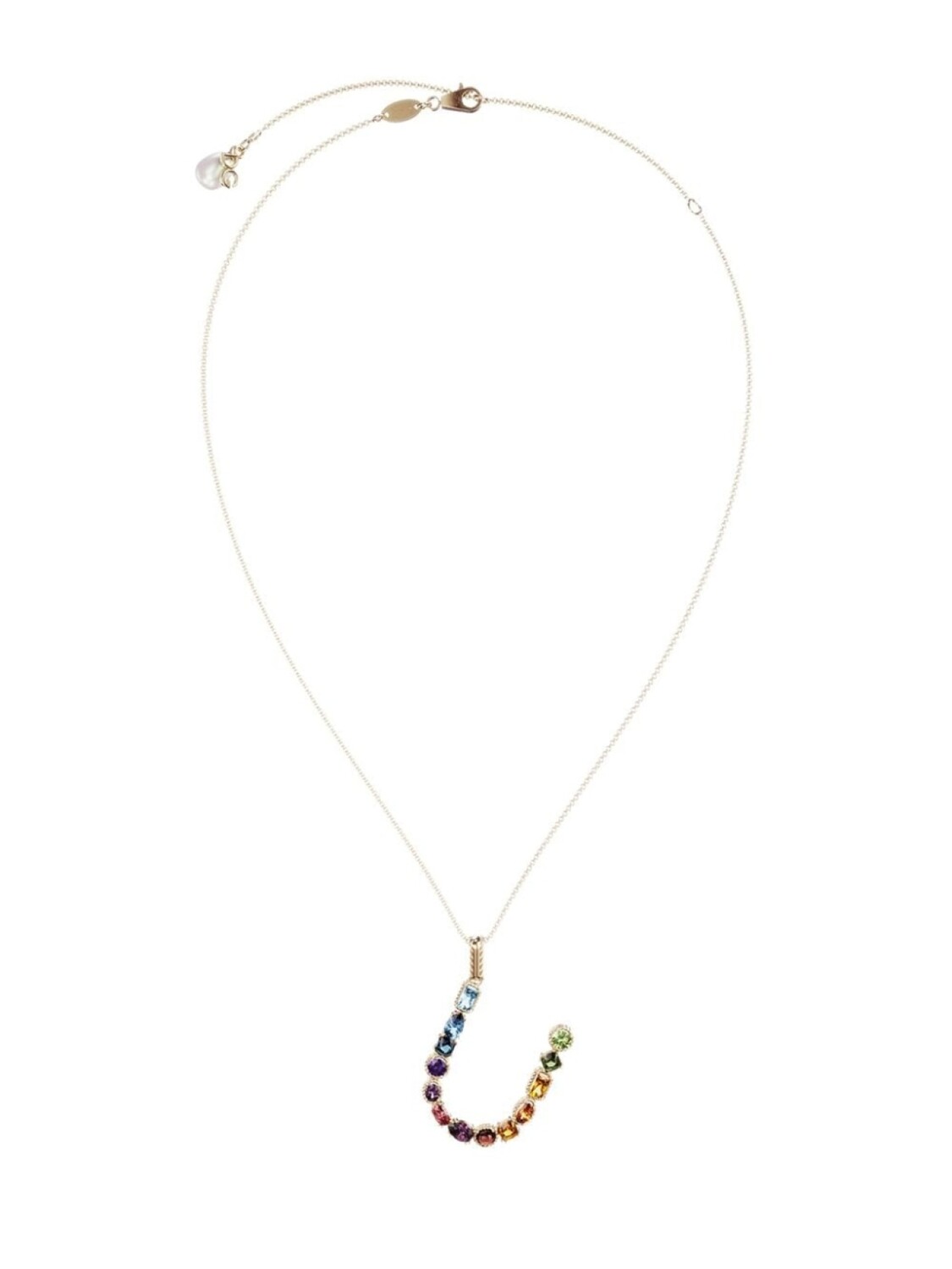 Колье с подвеской в форме буквы U из топазов Dolce & Gabbana, золотой
Колье с подвеской в форме буквы U из топазов Dolce & Gabbana, золотой