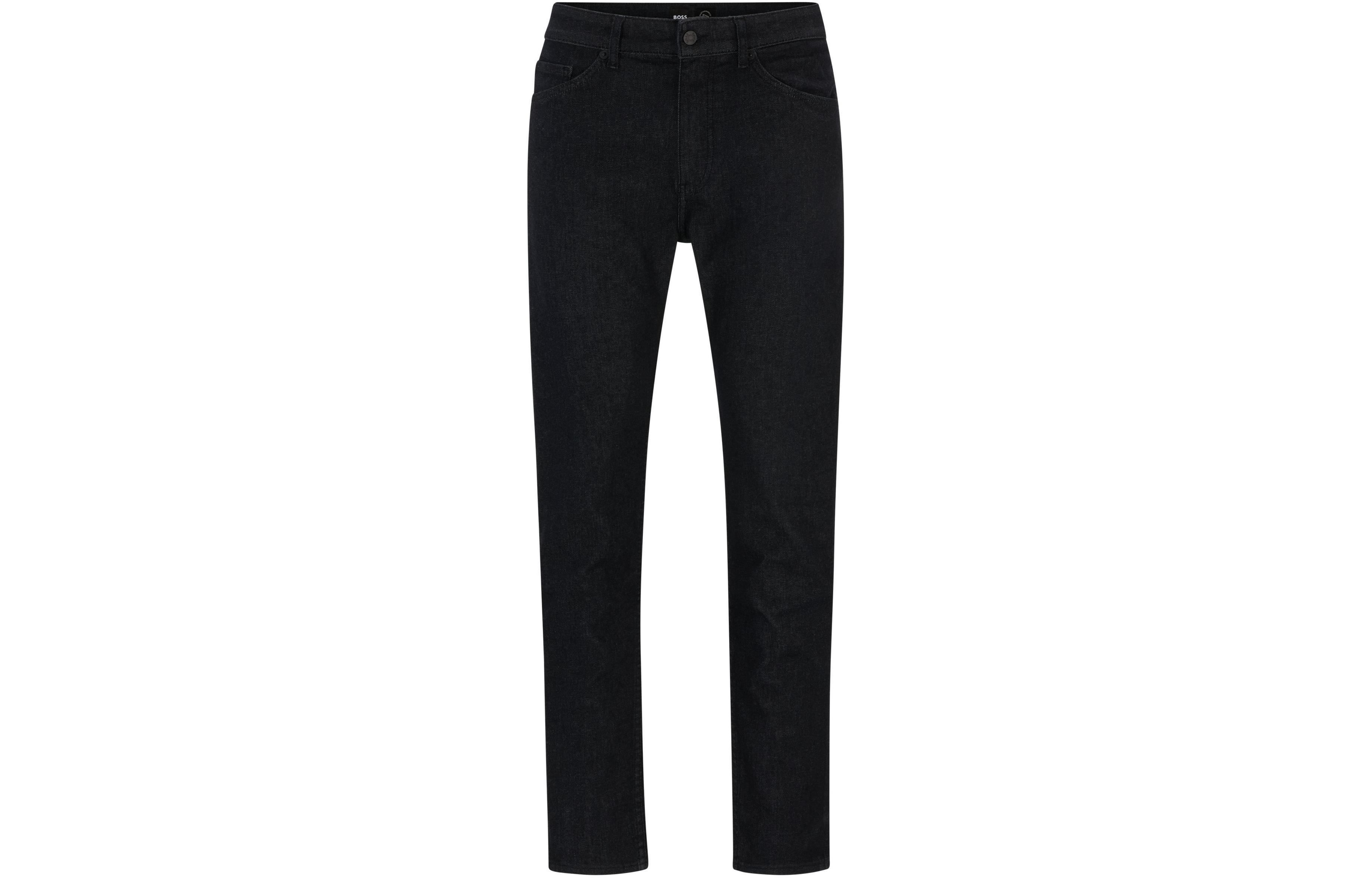 Водоотталкивающие зауженные джинсы мужские темно-синие HUGO BOSS 
Водоотталкивающие зауженные джинсы мужские темно-синие HUGO BOSS