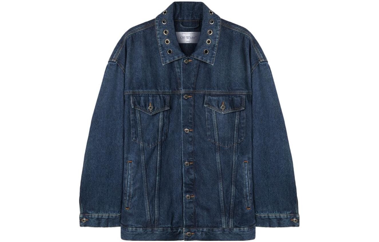 Джинсовая куртка мужская синяя Off-White, синий
Джинсовая куртка мужская синяя Off-White, синий