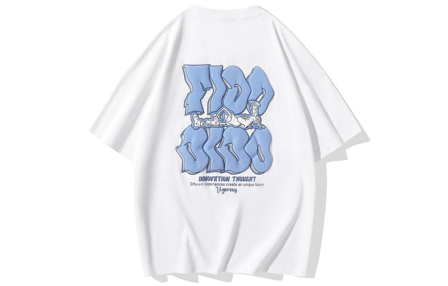 Футболка унисекс FIDO DIDO, Белый/Синий
Футболка унисекс FIDO DIDO, Белый/Синий