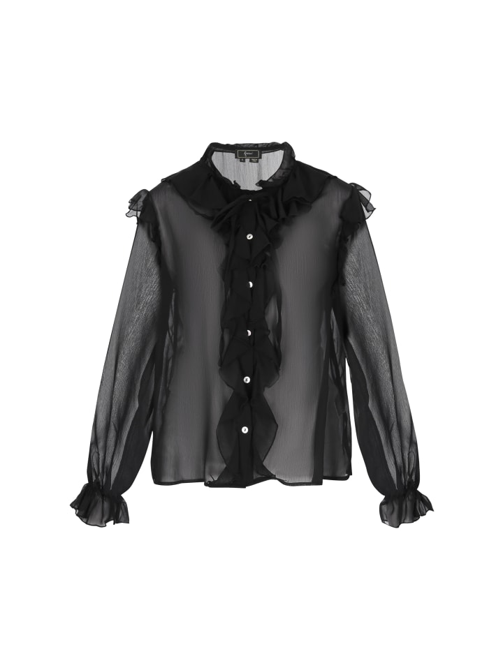 Faina Женская блузка черного цвета
Faina Женская блузка черного цвета