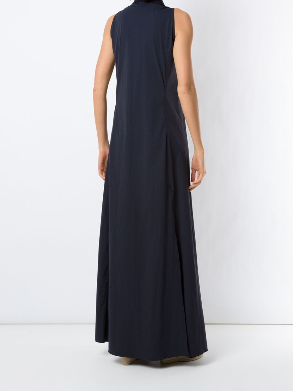 Платье макси с оборками Amir Slama, синий 
Платье макси с оборками Amir Slama, синий