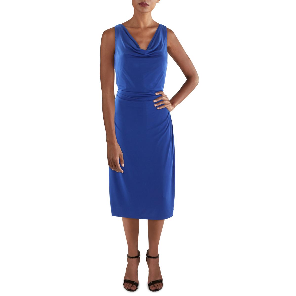 Женское трикотажное платье-футляр миди Kensie, цвет cobalt
Женское трикотажное платье-футляр миди Kensie, цвет cobalt