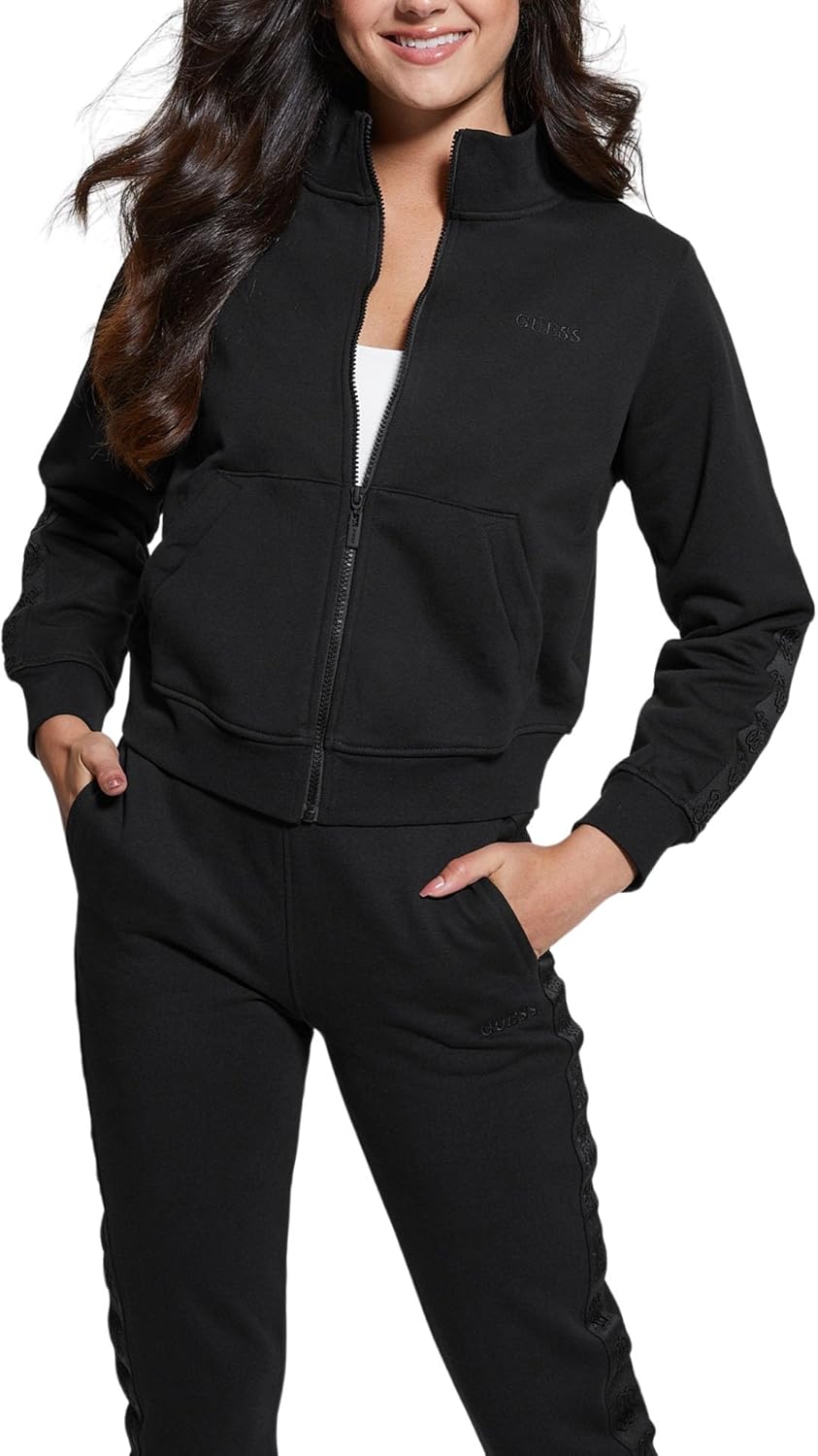 GUESS женский свитшот Stacie с молнией, Jet Black, Черный, GUESS женский свитшот Stacie с молнией, Jet Black
GUESS женский свитшот Stacie с молнией, Jet Black, Черный, GUESS женский свитшот Stacie с молнией, Jet Black