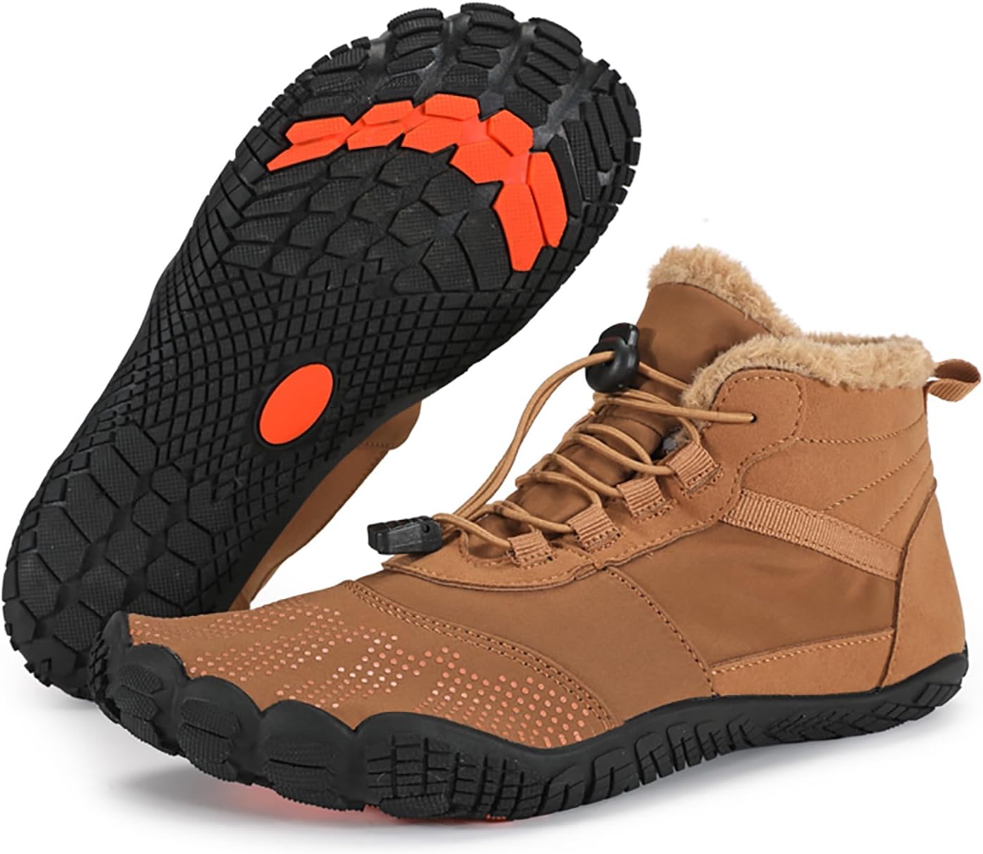 Мужские и женские обувь Tongzone с широким носком, с меховой подкладкой, с подошвой нулевого падения, высокие ботинки для ходьбы зимой, коричневый
Мужские и женские обувь Tongzone с широким носком, с меховой подкладкой, с подошвой нулевого падения, высокие ботинки для ходьбы зимой, коричневый