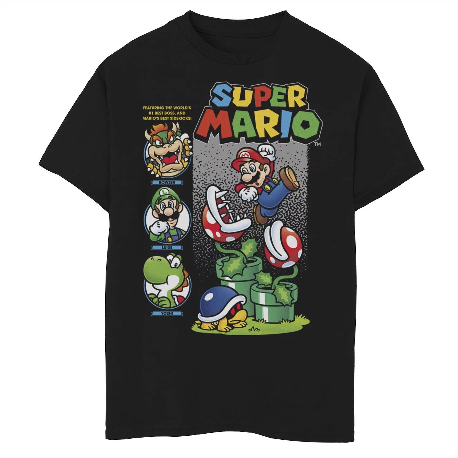 Футболка с обложкой комикса Super Mario для мальчиков 8–20 лет с графическим изображением, групповая фотография Licensed Character
Футболка с обложкой комикса Super Mario для мальчиков 8–20 лет с графическим изображением, групповая фотография Licensed Character