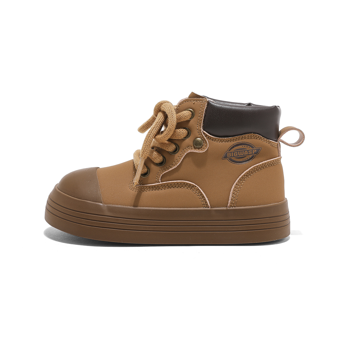 Прочные теплые высокие детские ботинки для детей BIG WASP, желтый
Прочные теплые высокие детские ботинки для детей BIG WASP, желтый