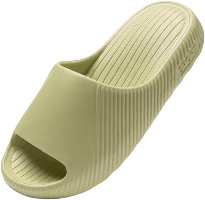 Мужские шлепанцы HoaloX с толстой подошвой из ЭВА - и домашние тапочки с фиксацией, амортизирующей средней подошвой и рифленой подошвой для комфорта на весь день, зеленый
Мужские шлепанцы HoaloX с толстой подошвой из ЭВА - и домашние тапочки с фиксацией, амортизирующей средней подошвой и рифленой подошвой для комфорта на весь день, зеленый