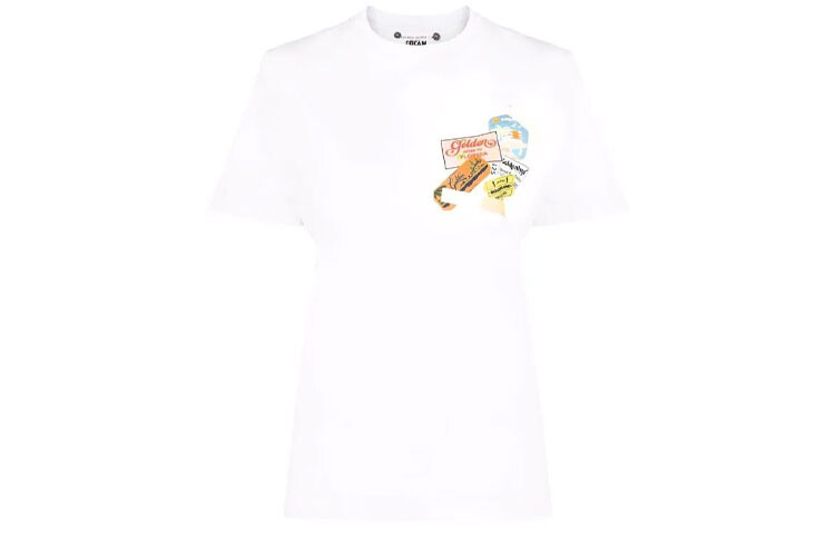 Футболка женская Golden Goose, белый 
Футболка женская Golden Goose, белый