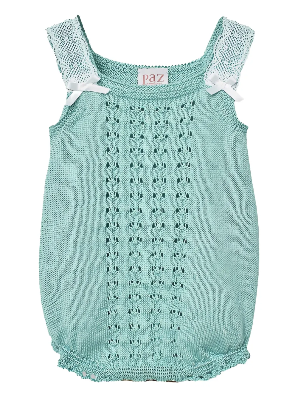 Вязаный комбинезон Seran с кружевной отделкой Paz Rodriguez, синий
Вязаный комбинезон Seran с кружевной отделкой Paz Rodriguez, синий