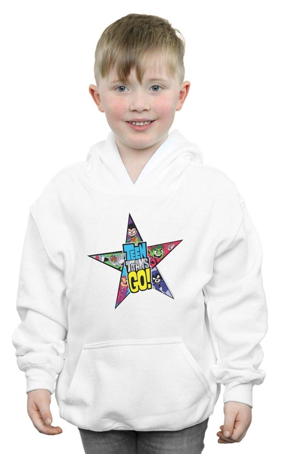 Толстовка с логотипом Teen Titans Go Star DC Comics, белый
Толстовка с логотипом Teen Titans Go Star DC Comics, белый