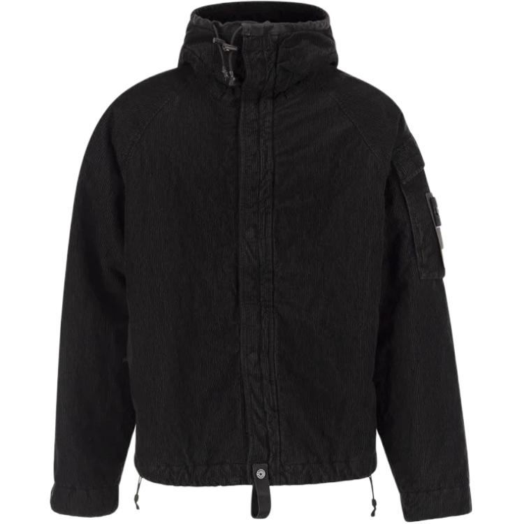 Вельветовая куртка с капюшоном Stone Island, черный
Вельветовая куртка с капюшоном Stone Island, черный