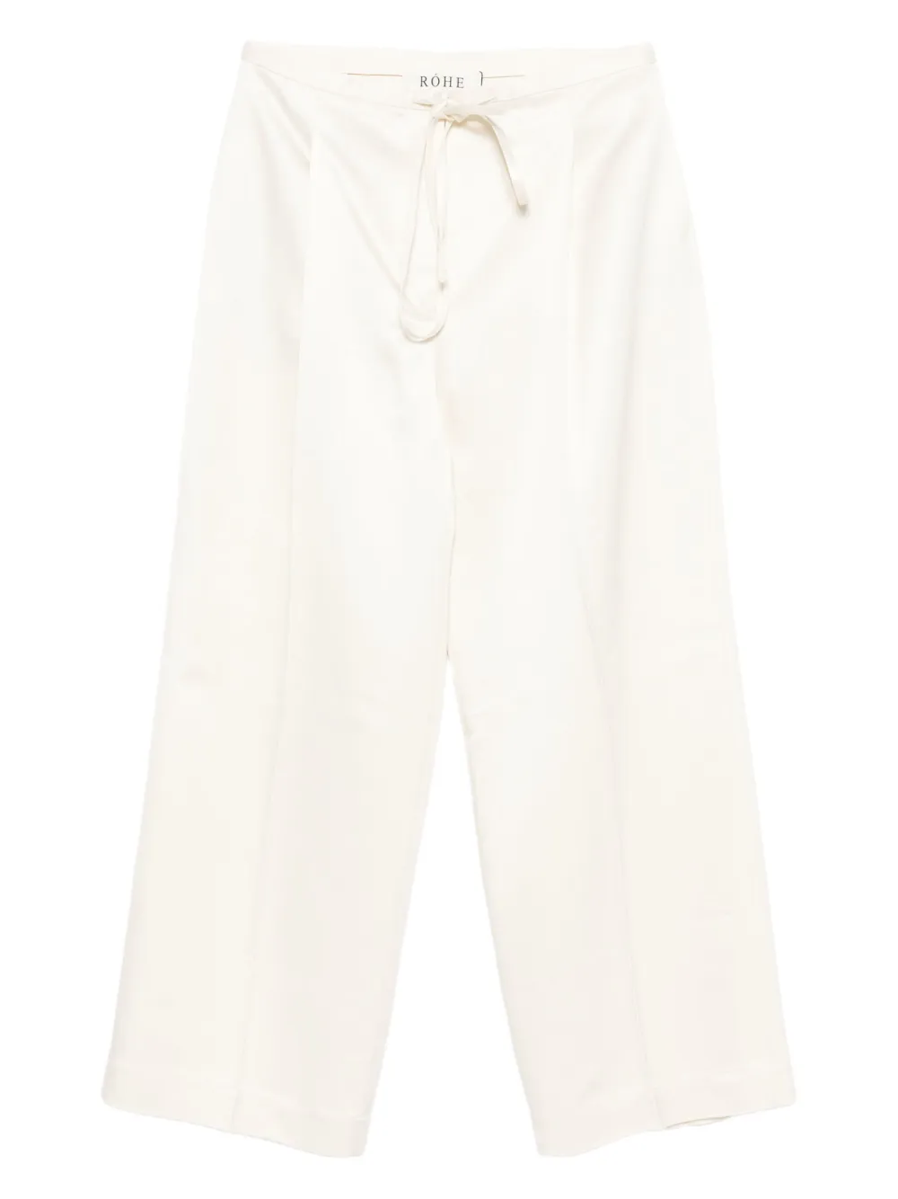 Брюки прямого кроя с завязками на шнурке Róhe, нейтральный
Брюки прямого кроя с завязками на шнурке Róhe, нейтральный
