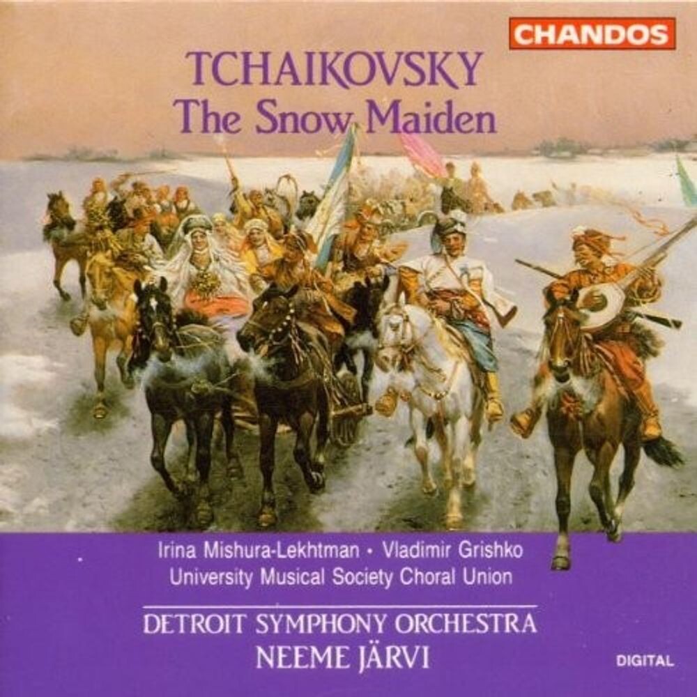 Диск CD Tchaikovsky: The Snow Maiden - Peter Il'yich Tchaikovsky, Irina Mishura, Vladimir Grishko, Detroit Symphony Orchestra, Neeme Järvi
Диск CD Tchaikovsky: The Snow Maiden - Peter Il'yich Tchaikovsky, Irina Mishura, Vladimir Grishko, Detroit Symphony Orchestra, Neeme Järvi
