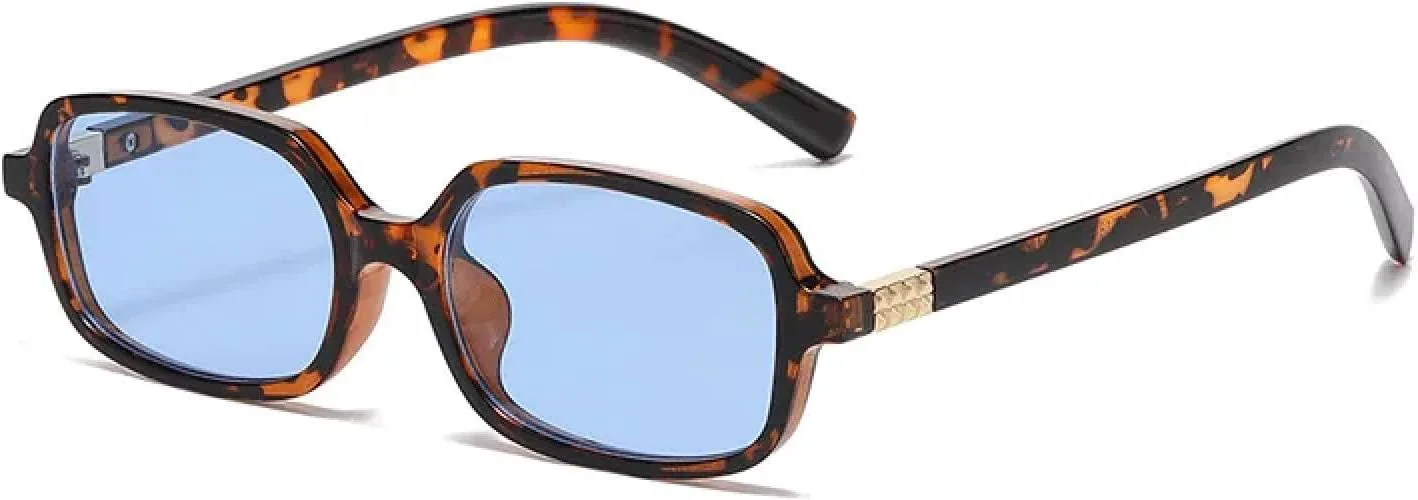 Женские солнцезащитные очки маленького размера, синие, мужские солнцезащитные очки с защитой от УФ-излучения UV400. Оправа для очков DSVIGF, Leopard Blue
Женские солнцезащитные очки маленького размера, синие, мужские солнцезащитные очки с защитой от УФ-излучения UV400. Оправа для очков DSVIGF, Leopard Blue