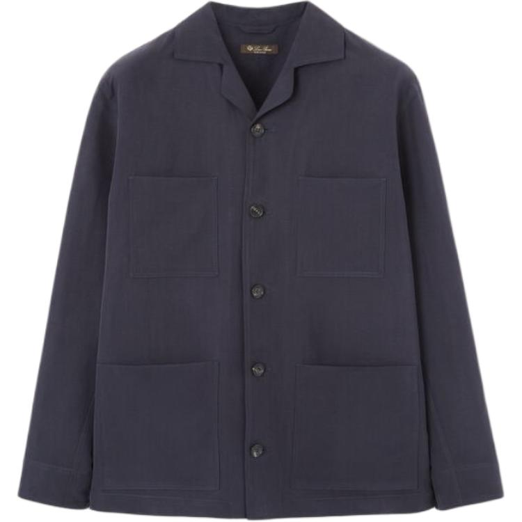 Рубашка с накладным карманом и пуговицами Loro Piana, marine синий
Рубашка с накладным карманом и пуговицами Loro Piana, marine синий