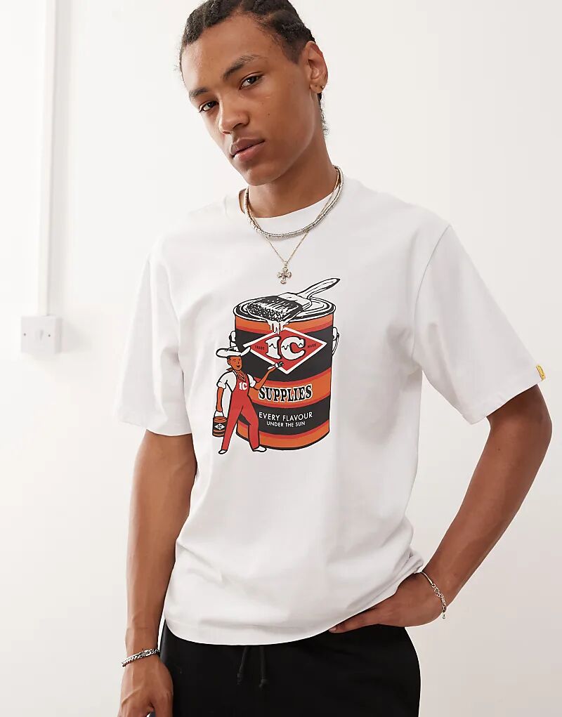 Футболка ICECREAM с коротким рукавом и принтом белого цвета
Футболка ICECREAM с коротким рукавом и принтом белого цвета