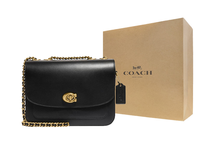 COACH Мадисон Сумка через плечо маленькая квадратная из кожи коровы среднего размера черная женская 
COACH Мадисон Сумка через плечо маленькая квадратная из кожи коровы среднего размера черная женская