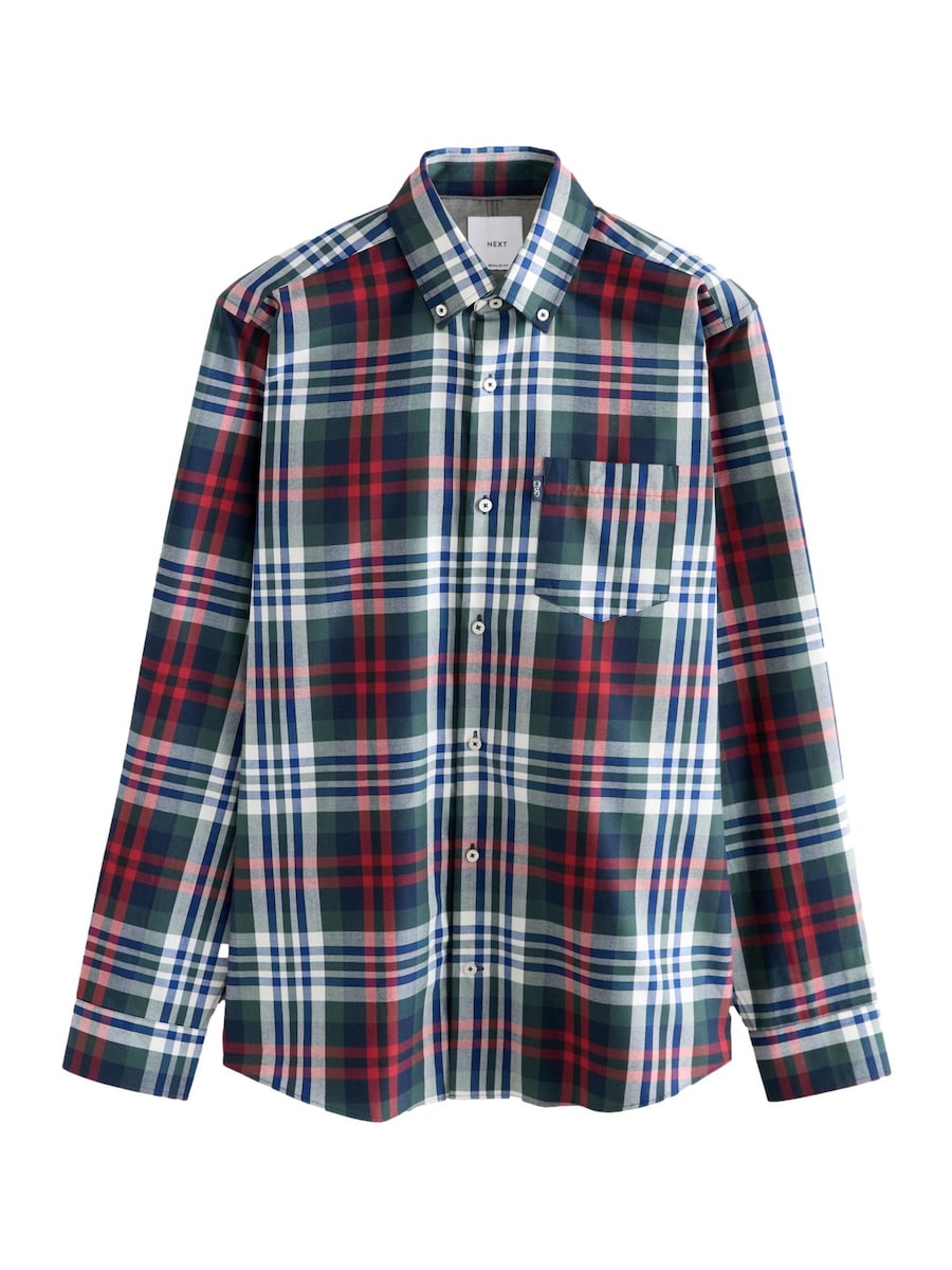 Рубашка на пуговицах классического кроя Next, зеленый
Рубашка на пуговицах классического кроя Next, зеленый