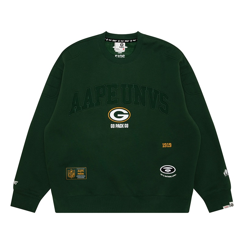 Nfl X NFL совместная модель толстовка мужская Aape, зеленый
Nfl X NFL совместная модель толстовка мужская Aape, зеленый