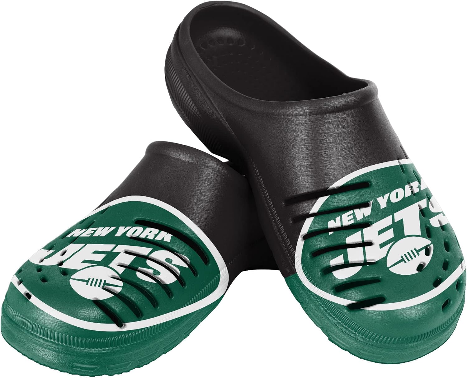 Мужские садовые водные сандалии FOCO с логотипом команды NFL, обувь, тапочки, сабо, New York Jets 11-12 Colorblock Big Logo
Мужские садовые водные сандалии FOCO с логотипом команды NFL, обувь, тапочки, сабо, New York Jets 11-12 Colorblock Big Logo