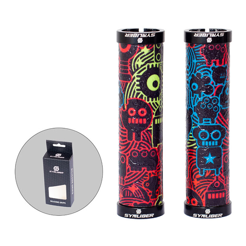 Силиконовые чехлы LeBycle на руль велосипеда не скользящие и прочные, мультиколор 
Силиконовые чехлы LeBycle на руль велосипеда не скользящие и прочные, мультиколор