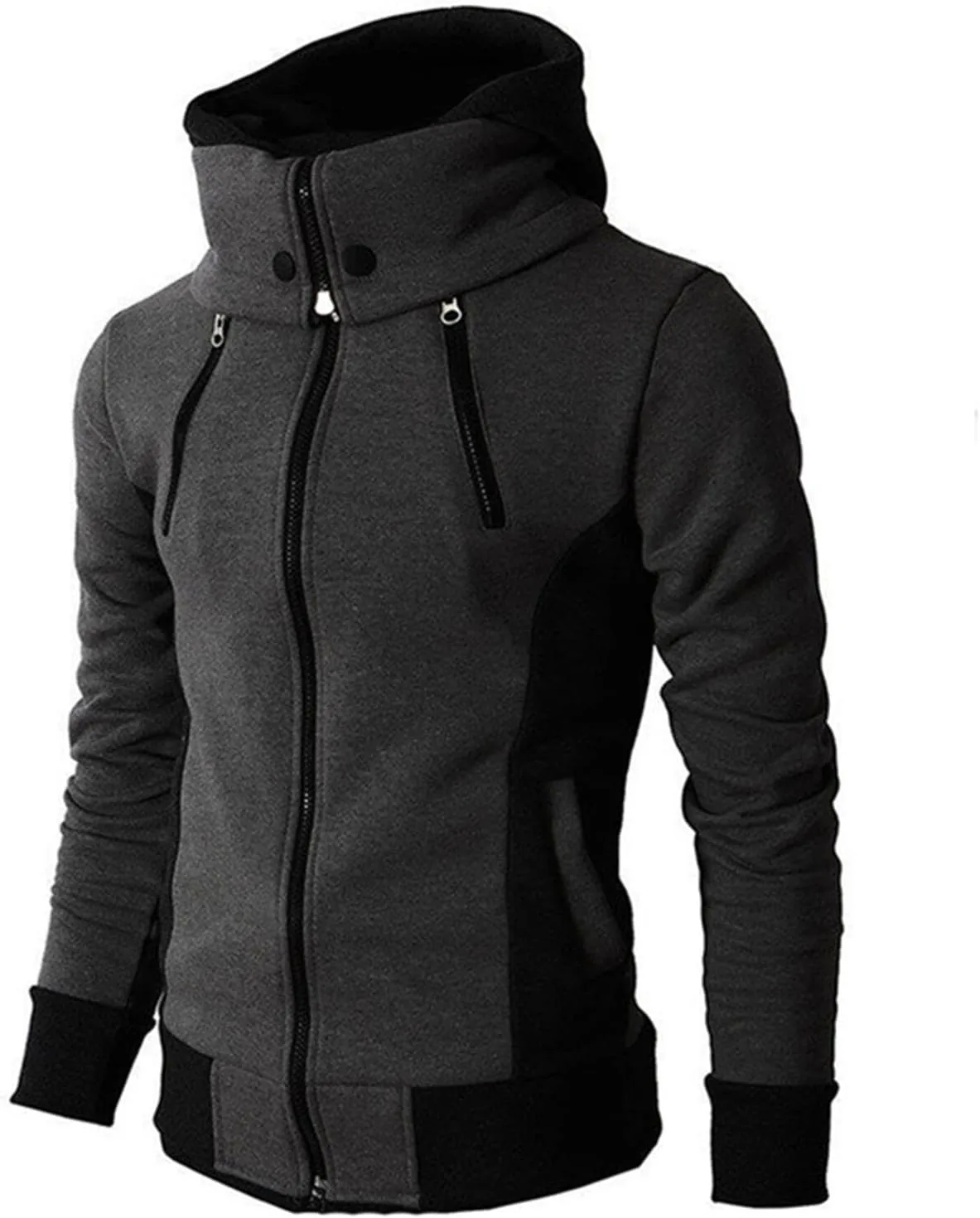 Мужская худи с молнией и цветными блоками Slim Fit YSERB
Мужская худи с молнией и цветными блоками Slim Fit YSERB