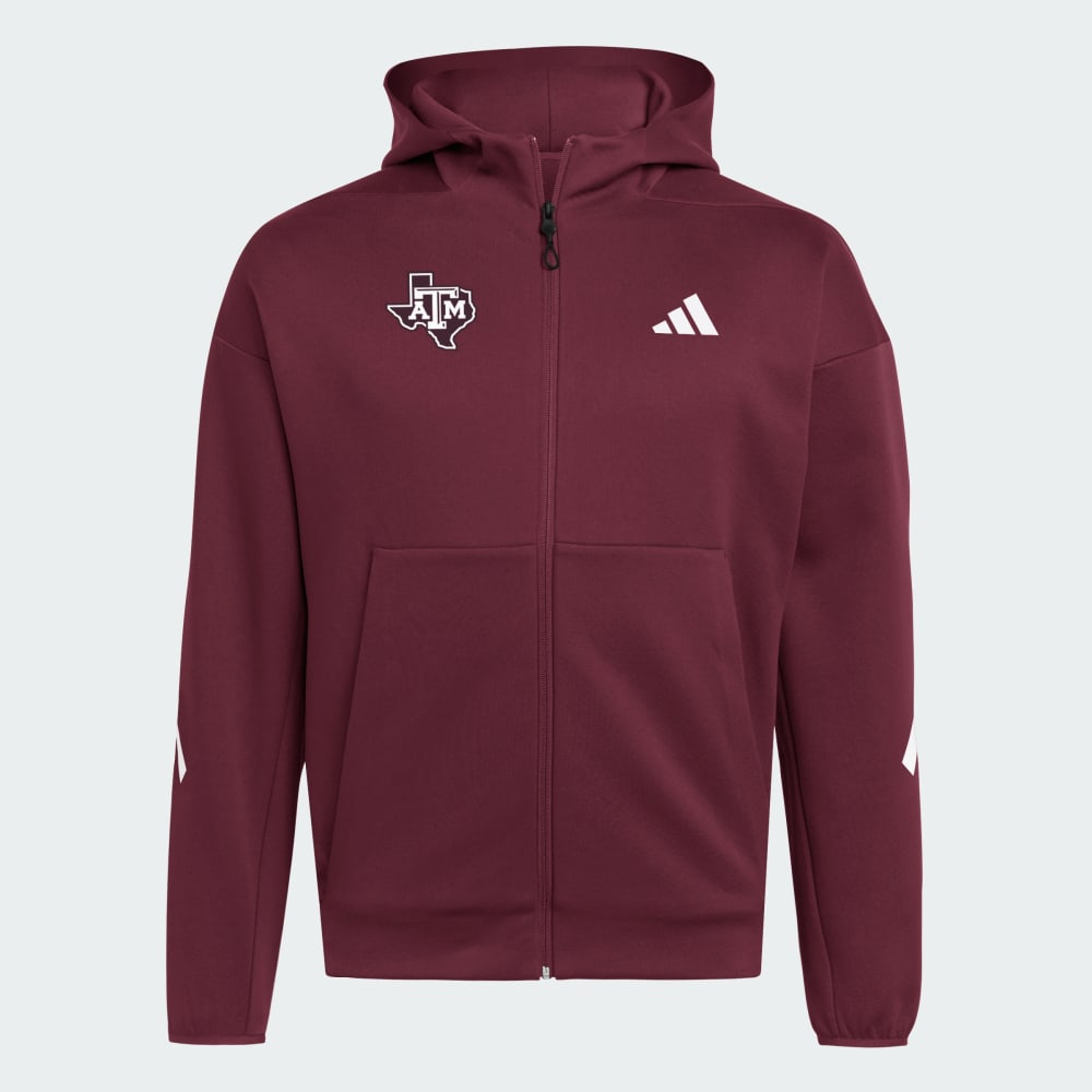 Худи Adidas Texas A&M Aggies Full Zip Player Travel ZNE Hoodie, цвет Team Maroon/White
Худи Adidas Texas A&M Aggies Full Zip Player Travel ZNE Hoodie, цвет Team Maroon/White