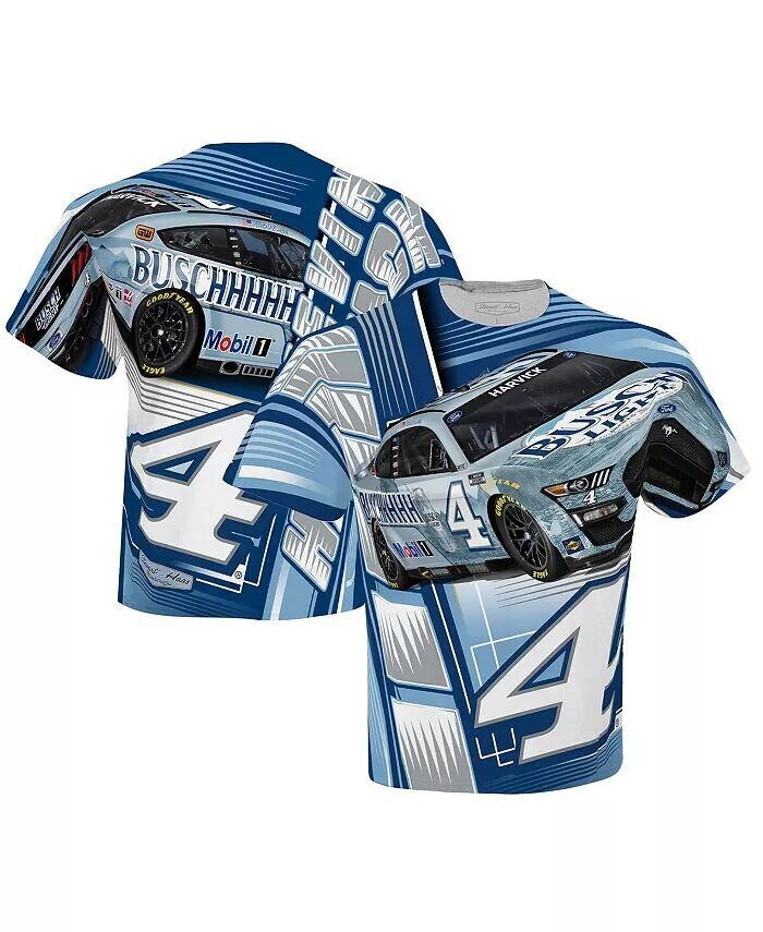 Мужская белая футболка Kevin Harvick Busch с сублимированным принтом Dynamic Total Stewart-Haas Racing Team Collection
Мужская белая футболка Kevin Harvick Busch с сублимированным принтом Dynamic Total Stewart-Haas Racing Team Collection