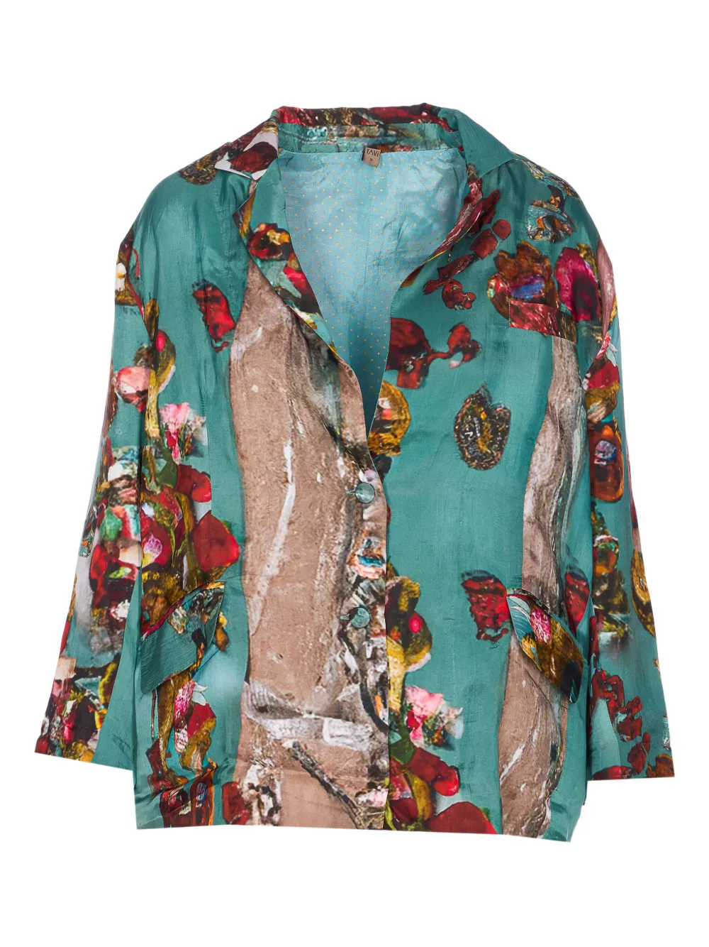 Пиджак с цветочным принтом на пуговицах YAVI, синий
Пиджак с цветочным принтом на пуговицах YAVI, синий