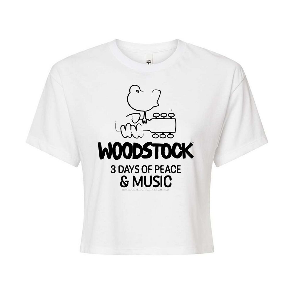 Укороченная футболка Woodstock 3 Days of Peace для юниоров Licensed Character, белый
Укороченная футболка Woodstock 3 Days of Peace для юниоров Licensed Character, белый