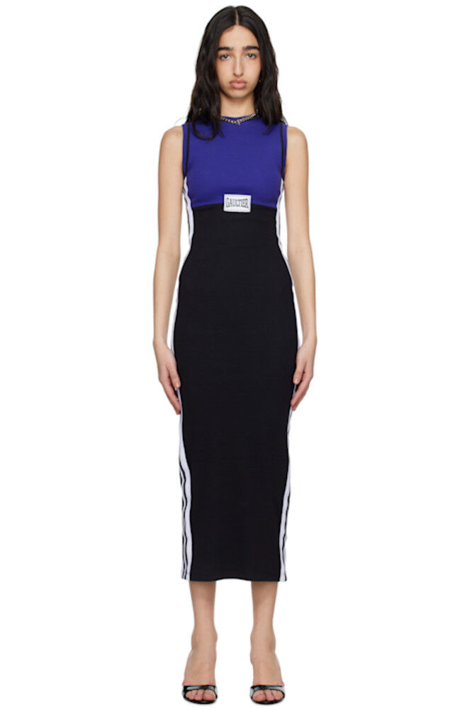 Платье-миди из хлопка в рубчик темно-синего и черного цвета Jean Paul Gaultier
Платье-миди из хлопка в рубчик темно-синего и черного цвета Jean Paul Gaultier