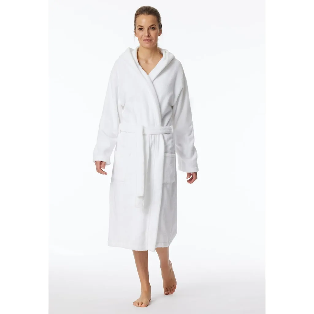 Женский халат Essentials с уютным капюшоном Schiesser, белый
Женский халат Essentials с уютным капюшоном Schiesser, белый