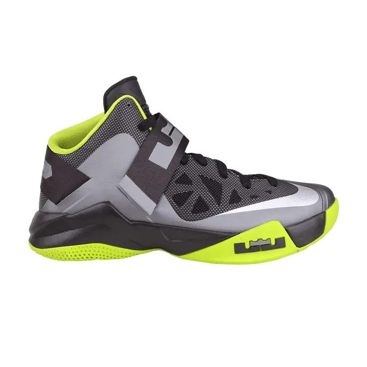 Кроссовки LeBron Zoom Soldier 6 'Cool Grey Atomic Green', серый
Кроссовки LeBron Zoom Soldier 6 'Cool Grey Atomic Green', серый
