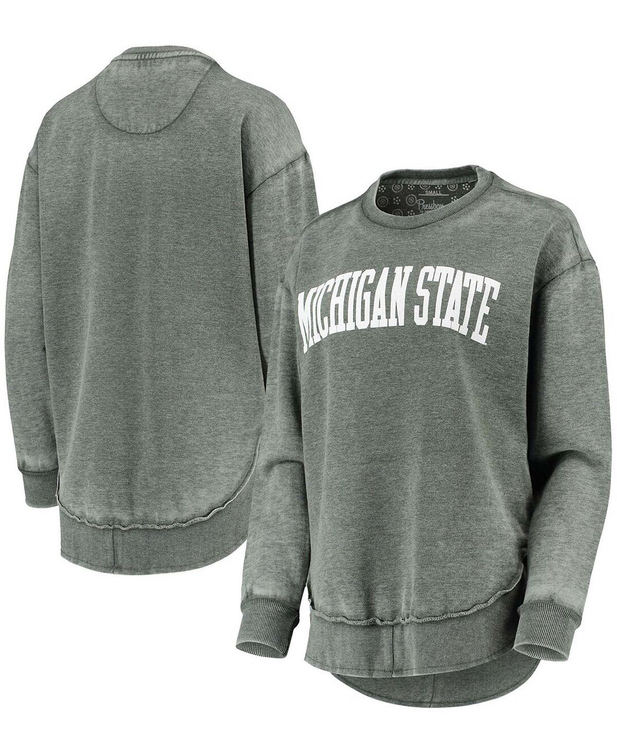 Зеленый женский свитшот-пуловер в винтажном стиле Michigan State Spartans Pressbox, зеленый
Зеленый женский свитшот-пуловер в винтажном стиле Michigan State Spartans Pressbox, зеленый