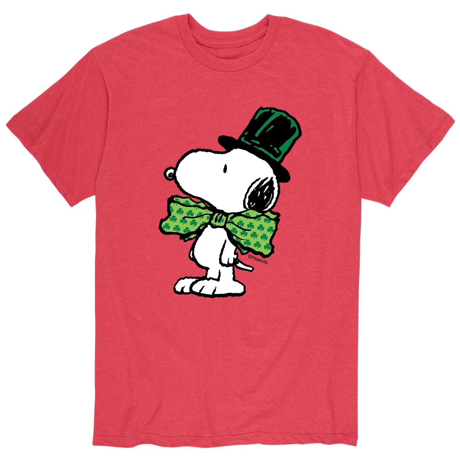 Мужская футболка Peanuts Snoopy с галстуком-бабочкой ко Дню Святого Патрика Licensed Character
Мужская футболка Peanuts Snoopy с галстуком-бабочкой ко Дню Святого Патрика Licensed Character