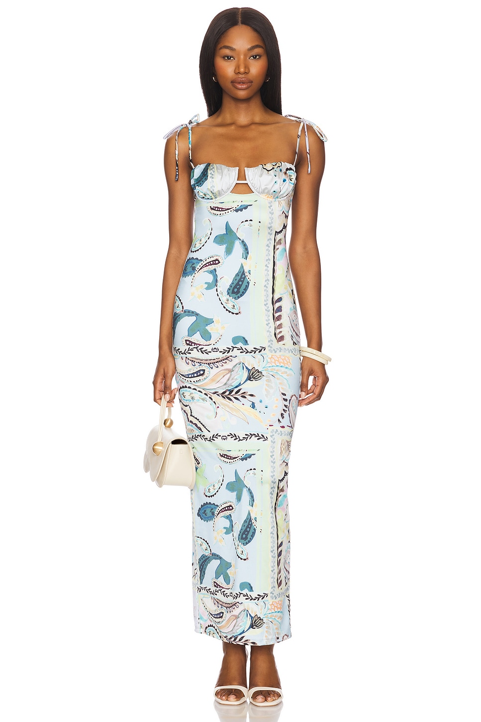 Длинное платье-комбинация с рисунком "лепесток" Montce Swim, st. barths floral
Длинное платье-комбинация с рисунком "лепесток" Montce Swim, st. barths floral