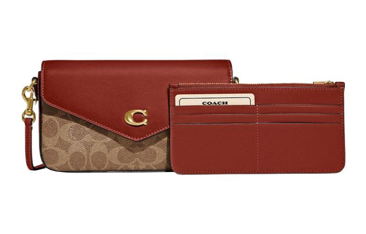 Сумка Wyn Canvas с кожаной конвертной вставкой, через плечо, маленькая, женская, коричневая и розово-красная COACH
Сумка Wyn Canvas с кожаной конвертной вставкой, через плечо, маленькая, женская, коричневая и розово-красная COACH