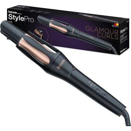 Автоматическая плойка HT 75 с открытой камерой для завивки волос, 3 уровня температуры, керамика и турмалин Beurer
Автоматическая плойка HT 75 с открытой камерой для завивки волос, 3 уровня температуры, керамика и турмалин Beurer