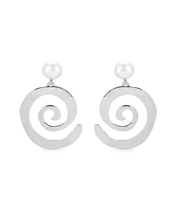 Серьги-Подвески из перламутра Aura Swirl Ettika, silver
Серьги-Подвески из перламутра Aura Swirl Ettika, silver