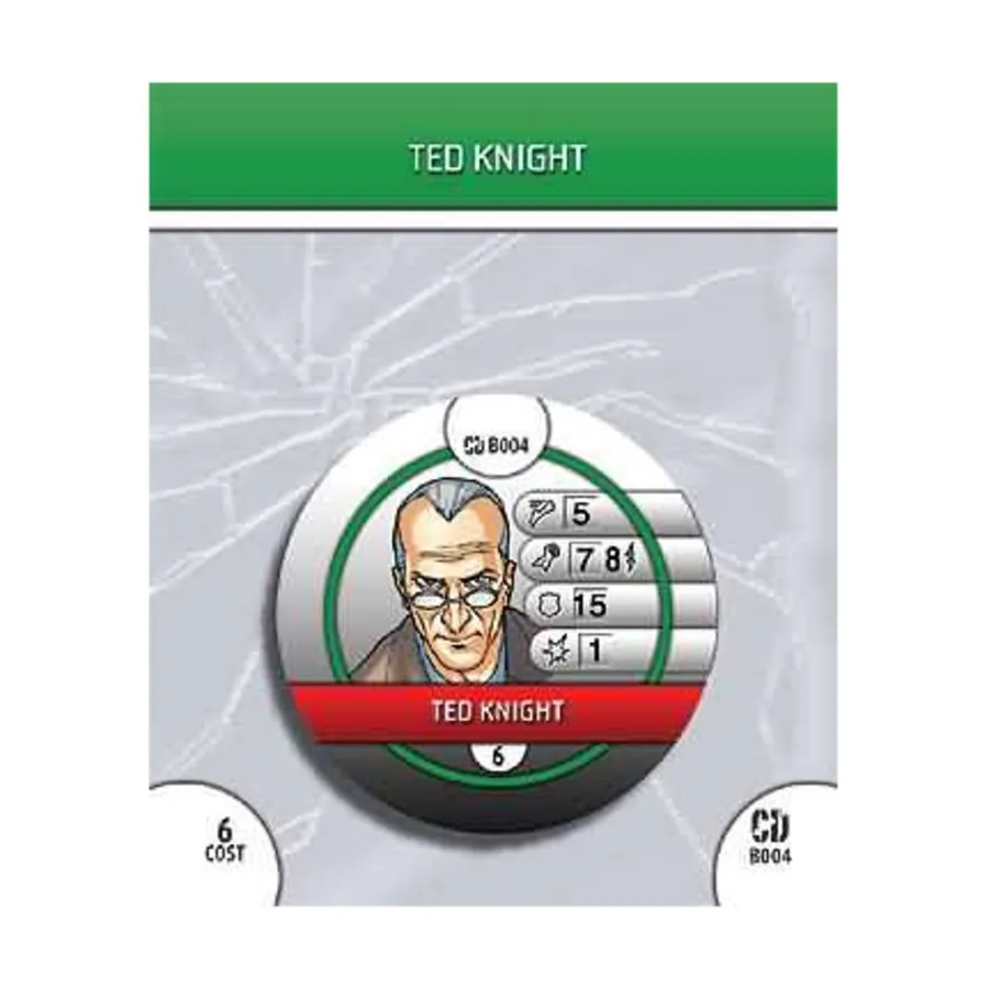 Жетон - Тед Найт, DC HeroClix - Collateral Damage - Singles
Жетон - Тед Найт, DC HeroClix - Collateral Damage - Singles