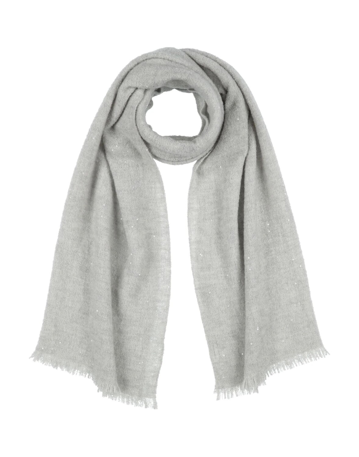 Шарф Brunello Cucinelli, светло-серый
Шарф Brunello Cucinelli, светло-серый