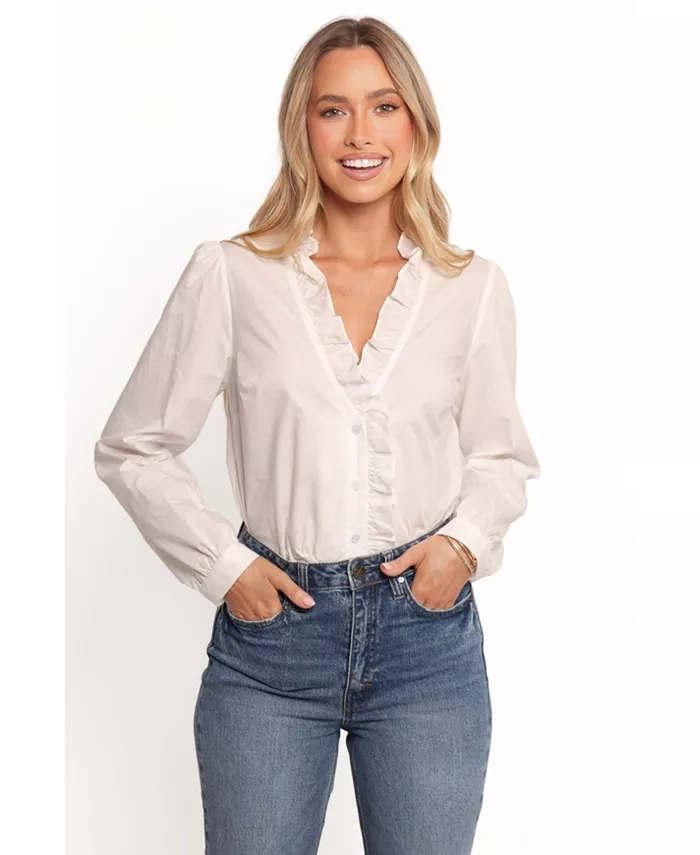 Женская рубашка Constance Petal and Pup, белый
Женская рубашка Constance Petal and Pup, белый